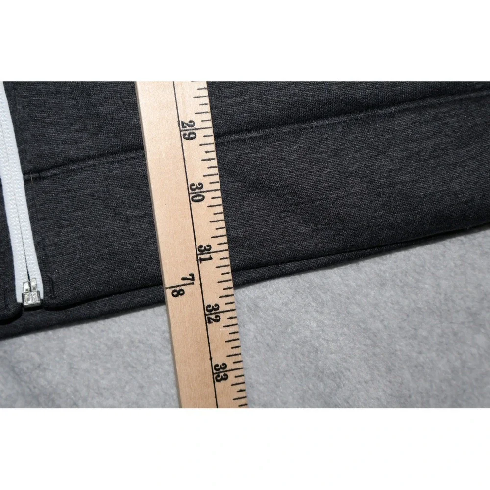 Under Armour Full Zip Jacket Mens XLT Tall Gray Black ColdGear Bomber Track